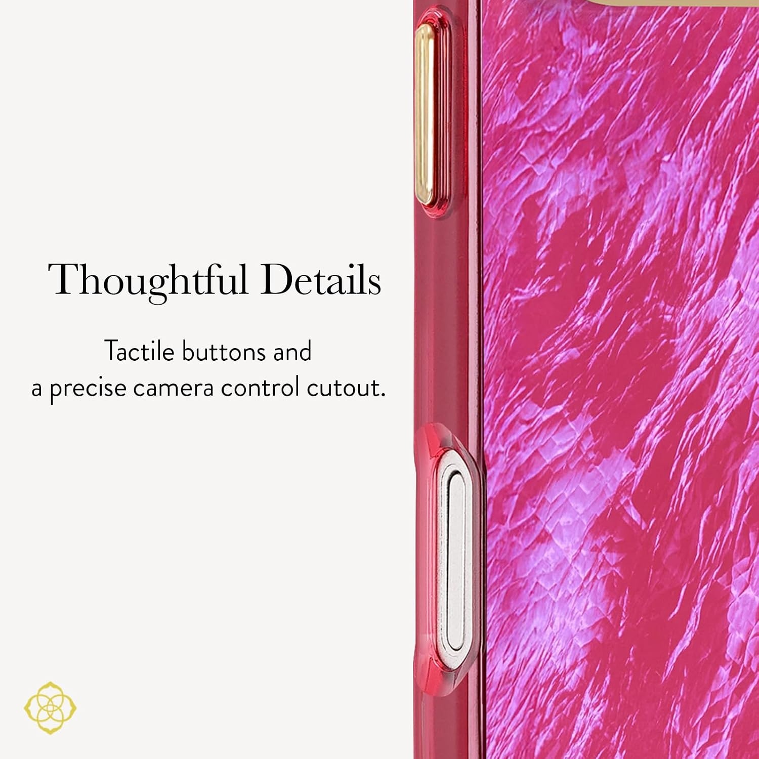 image:imageKendra Scott iPhone 17e16e151413 Case Compatible with MagSafe Designer Phone Case Raspberry PearlRaspberry Pearl