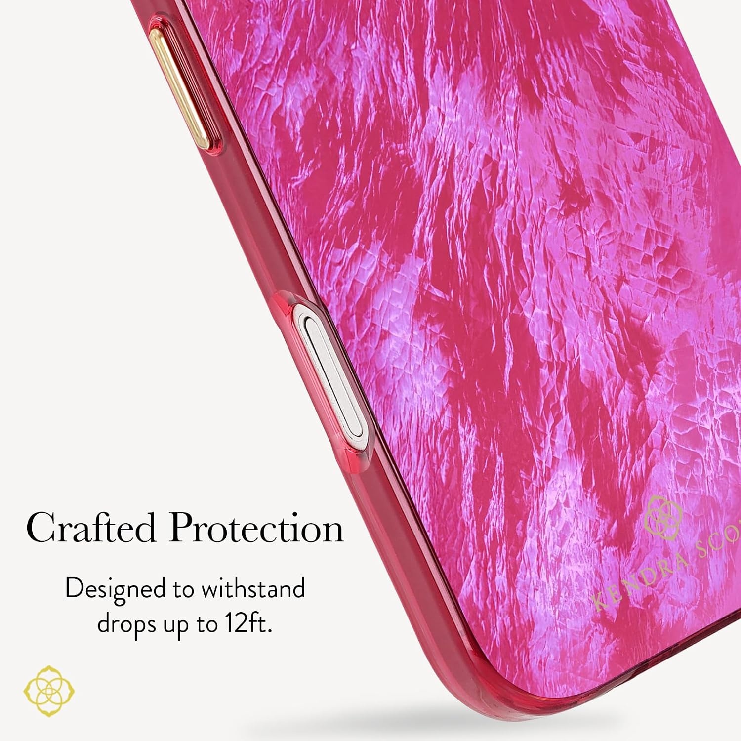 image:imageKendra Scott iPhone 17e16e151413 Case Compatible with MagSafe Designer Phone Case Raspberry PearlRaspberry Pearl
