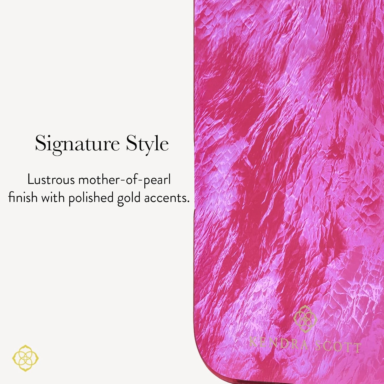 image:imageKendra Scott iPhone 17e16e151413 Case Compatible with MagSafe Designer Phone Case Raspberry PearlRaspberry Pearl