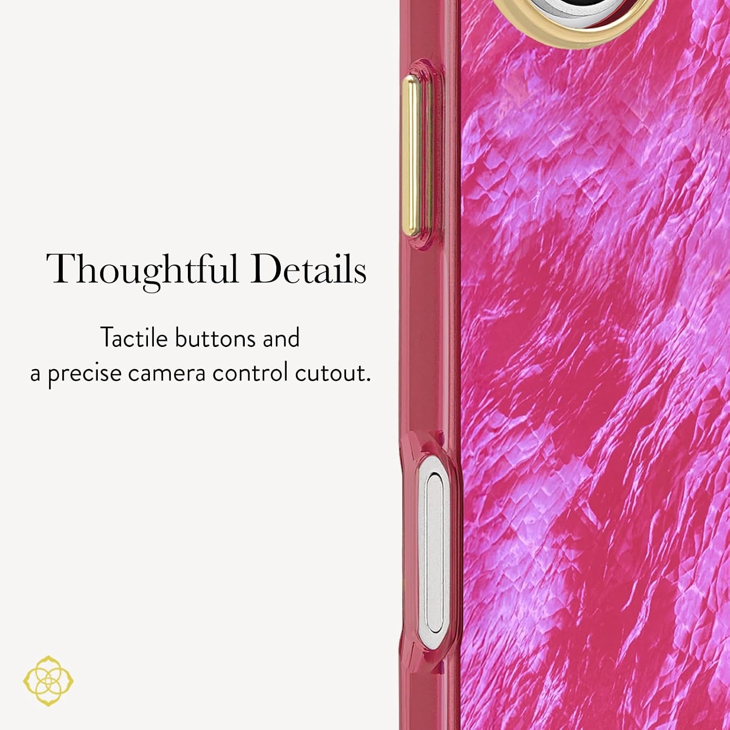 image:imageKendra Scott iPhone 17e16e151413 Case Compatible with MagSafe Designer Phone Case Raspberry PearlRaspberry Pearl
