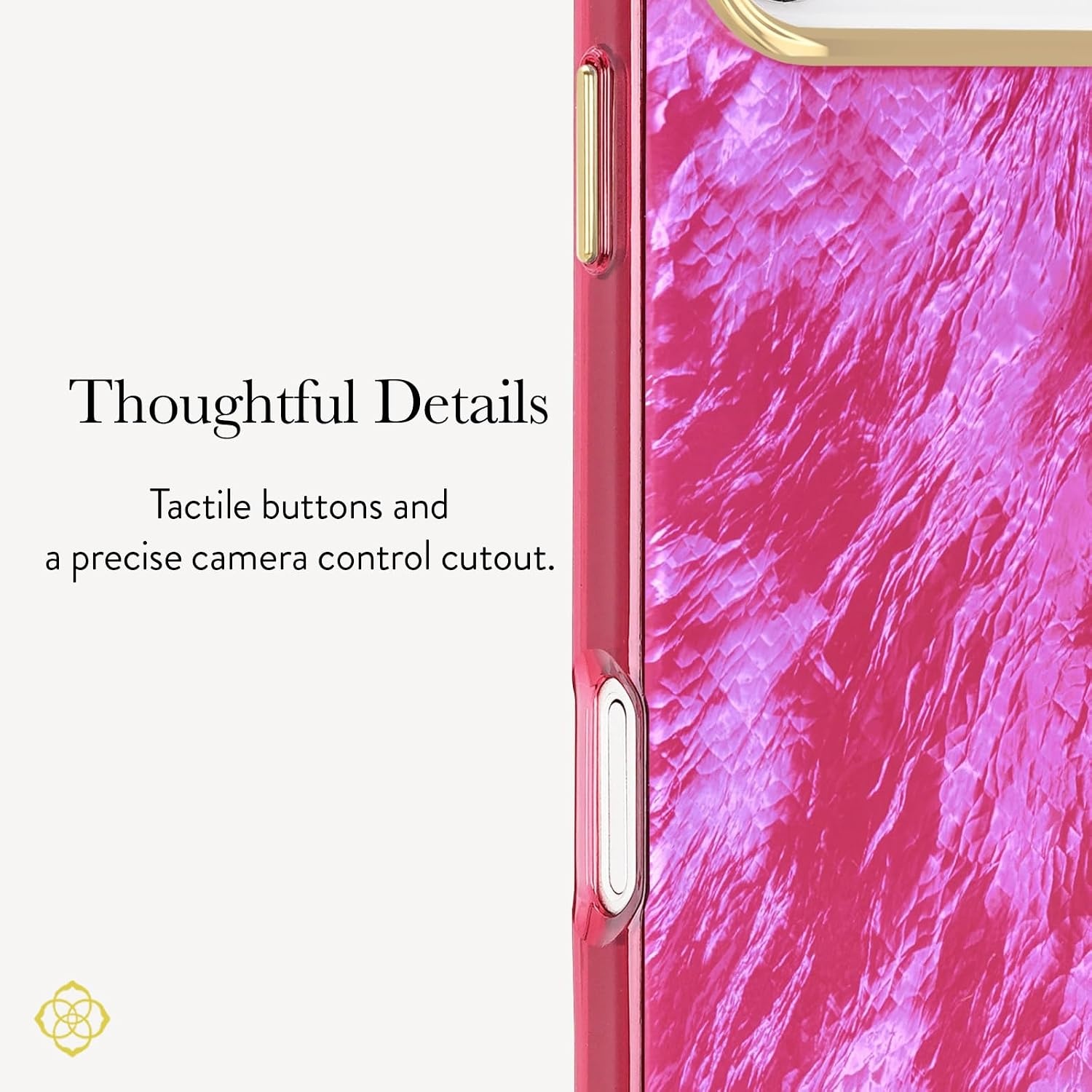 image:imageKendra Scott iPhone 17e16e151413 Case Compatible with MagSafe Designer Phone Case Raspberry PearlRaspberry Pearl