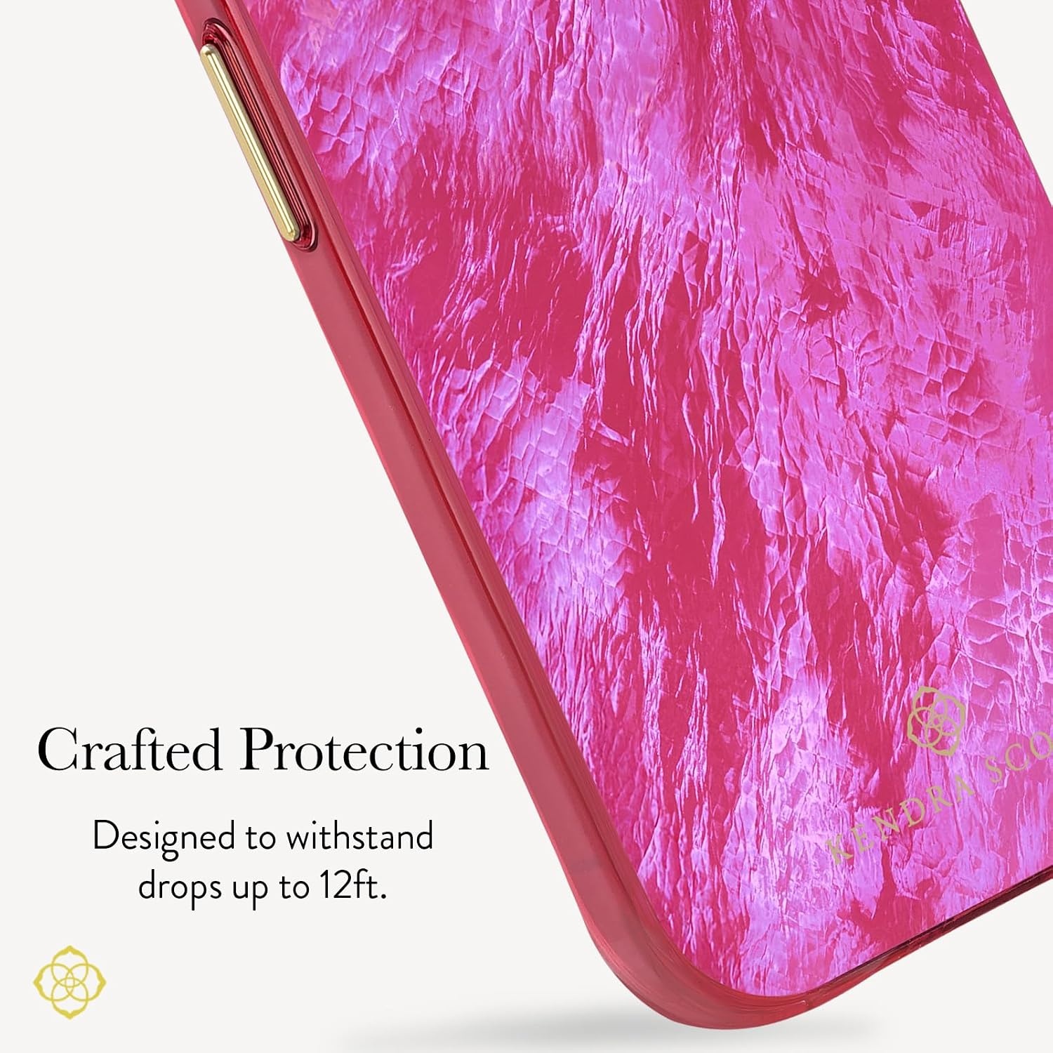 image:imageKendra Scott iPhone 17e16e151413 Case Compatible with MagSafe Designer Phone Case Raspberry PearlRaspberry Pearl