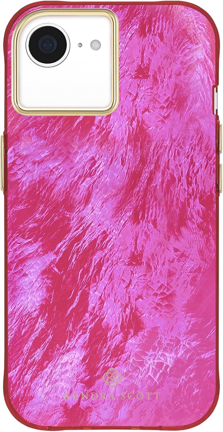 image:imageKendra Scott iPhone 17e16e151413 Case Compatible with MagSafe Designer Phone Case Raspberry PearlRaspberry Pearl