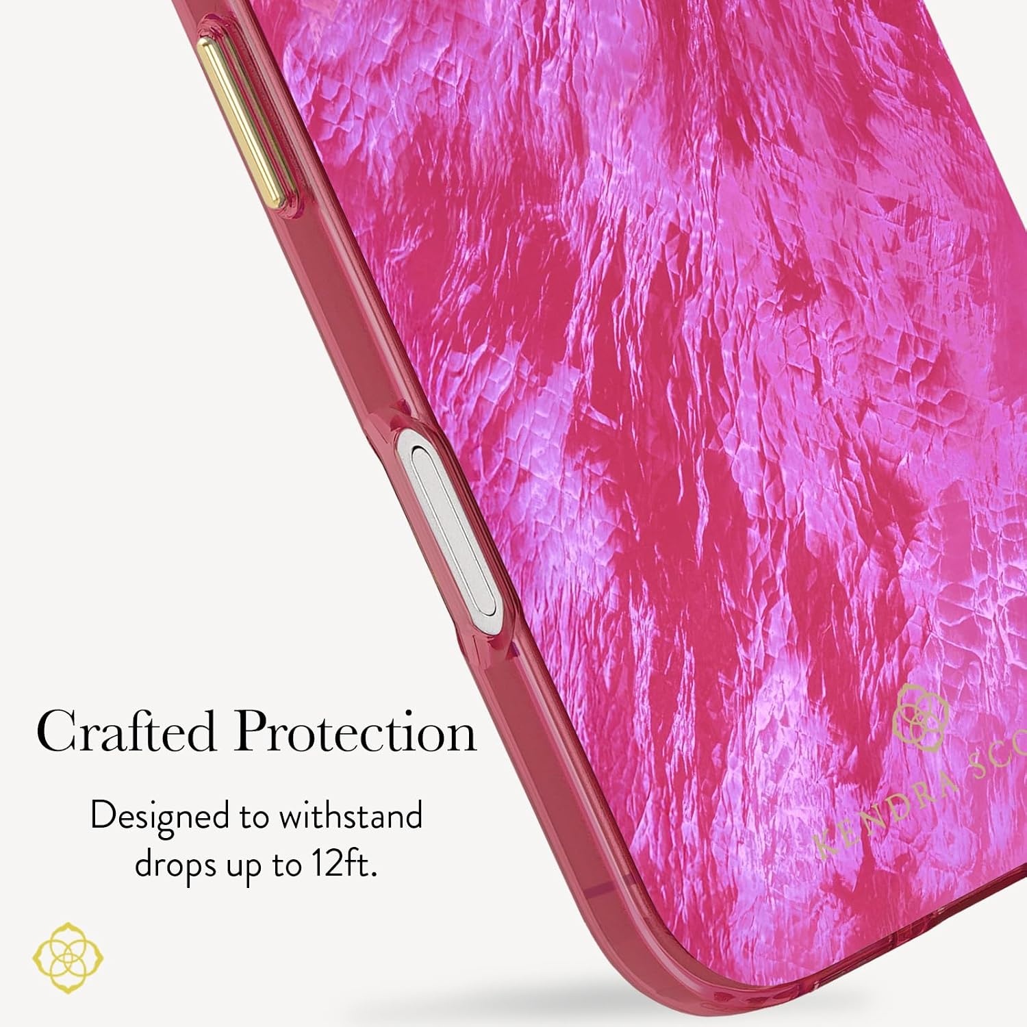 image:imageKendra Scott iPhone 17e16e151413 Case Compatible with MagSafe Designer Phone Case Raspberry PearlRaspberry Pearl