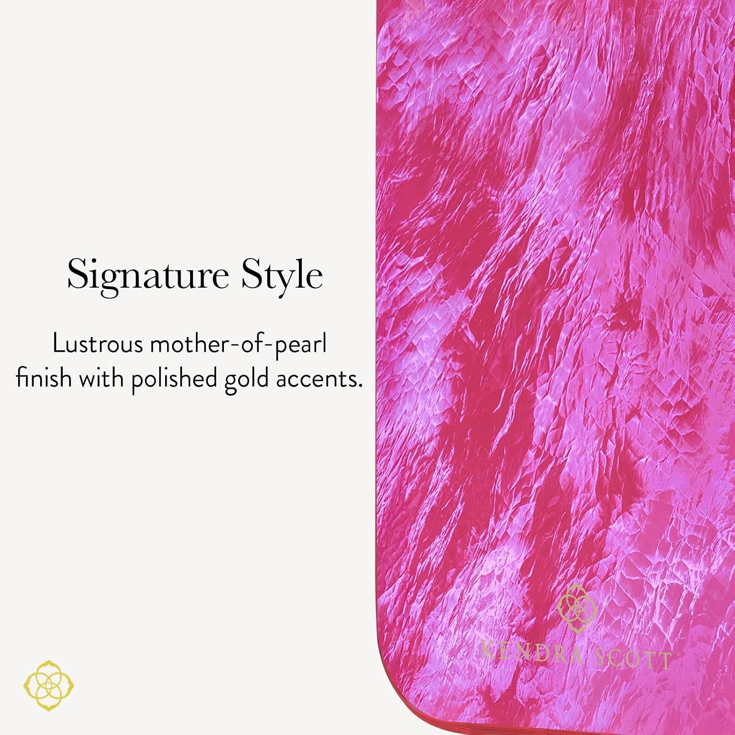 image:imageKendra Scott iPhone 17e16e151413 Case Compatible with MagSafe Designer Phone Case Raspberry PearlRaspberry Pearl