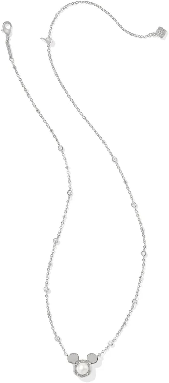 image:imageKendra Scott x Disney Mickey Mouse Short Pendant Necklace Fashion Jewelry for WomenRHODIUM WHITE PEARL
