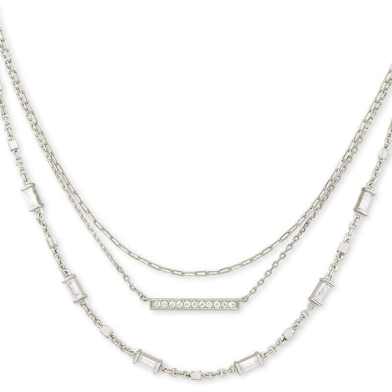 image:imageKendra Scott Addison Multi StrandRHODIUM  RHODIUM METAL