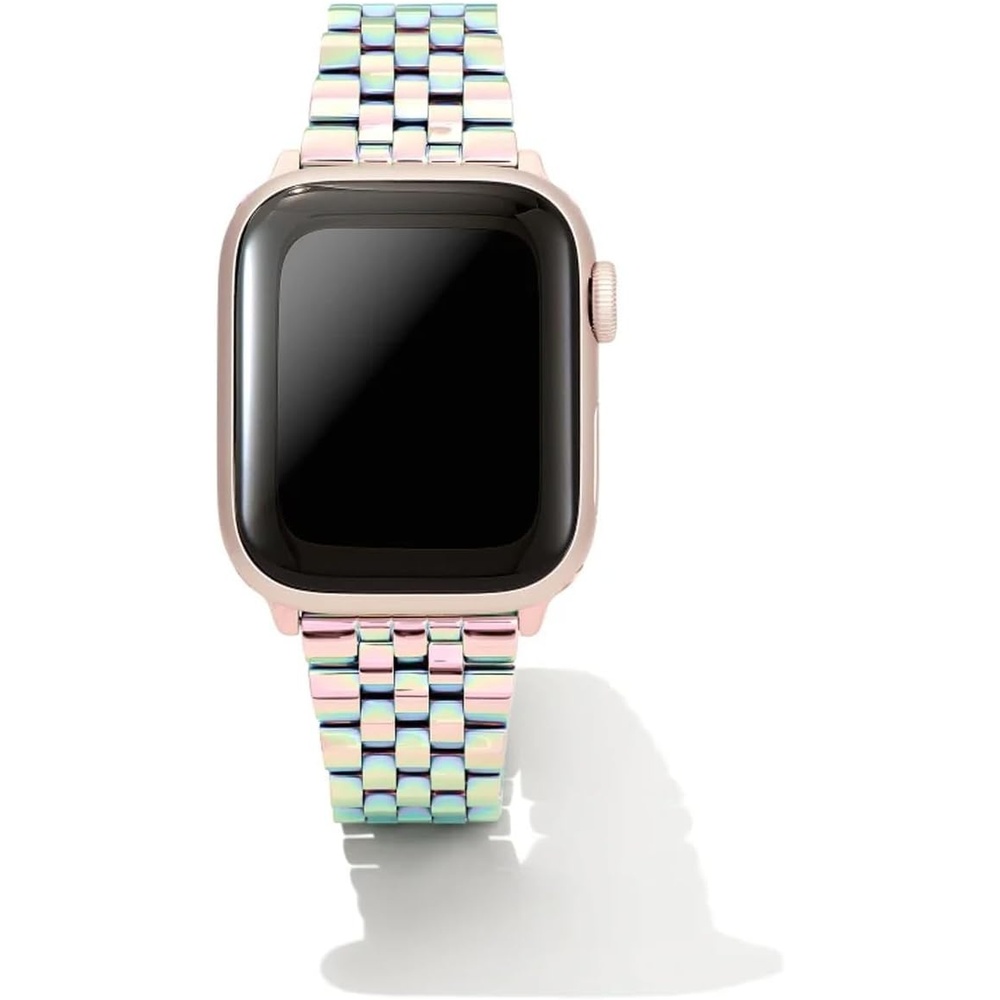 image:imageKendra Scott Alex 5 Link Watch Bands Compatible with Apple Watch Series 18 and Samsung Galaxy WatchIridescent Stainless Steel