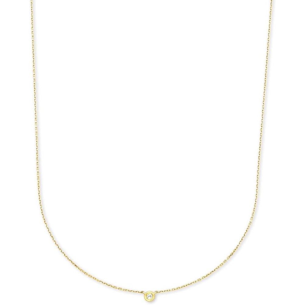image:imageKendra Scott Audrey Pendant Necklace Fine Jewelry for Women14K GOLD WHITE DIAMOND