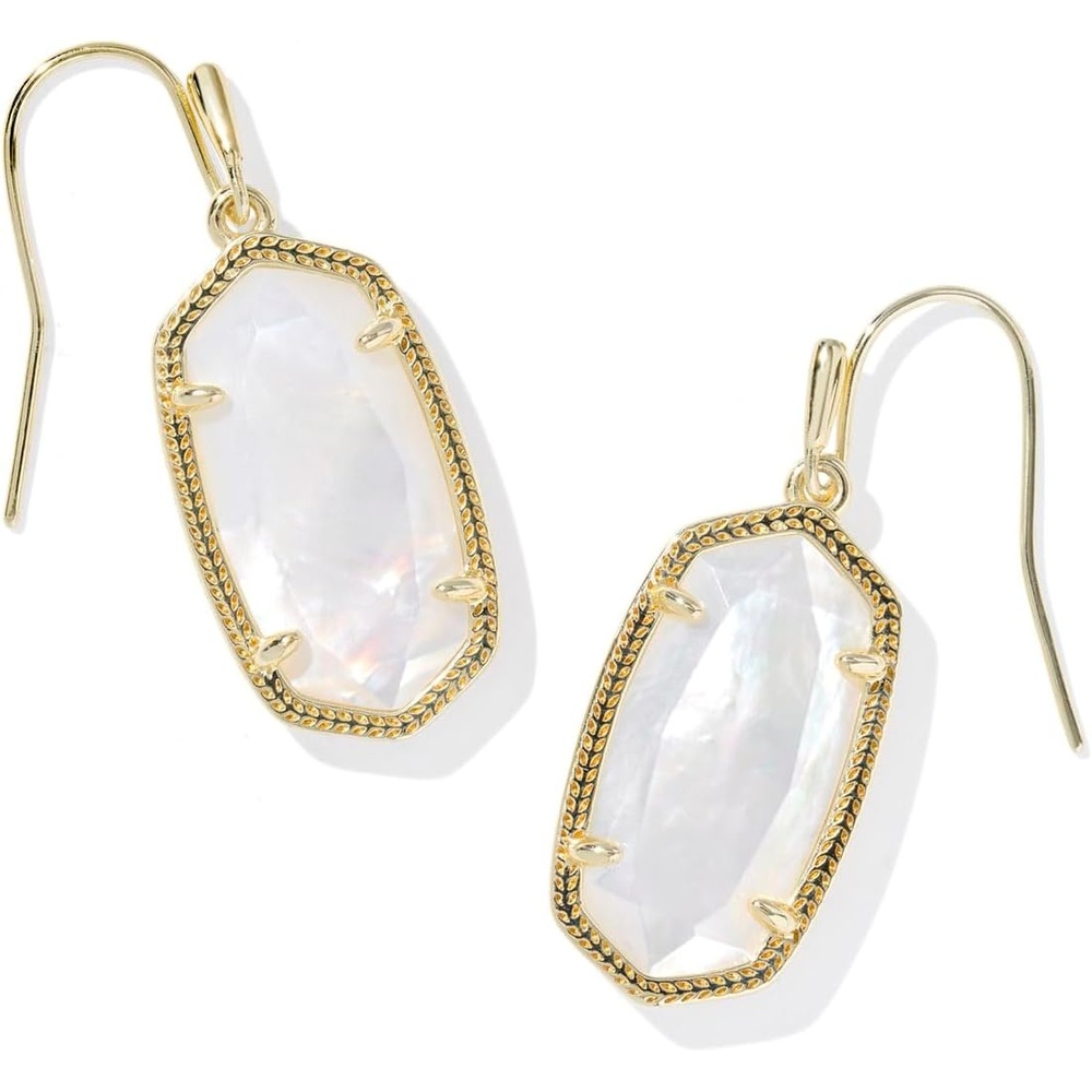 image:imageKendra Scott Dani Drop Earrings for Women Fashion JewelryGOLD IVORY MOTHER OF PEARL