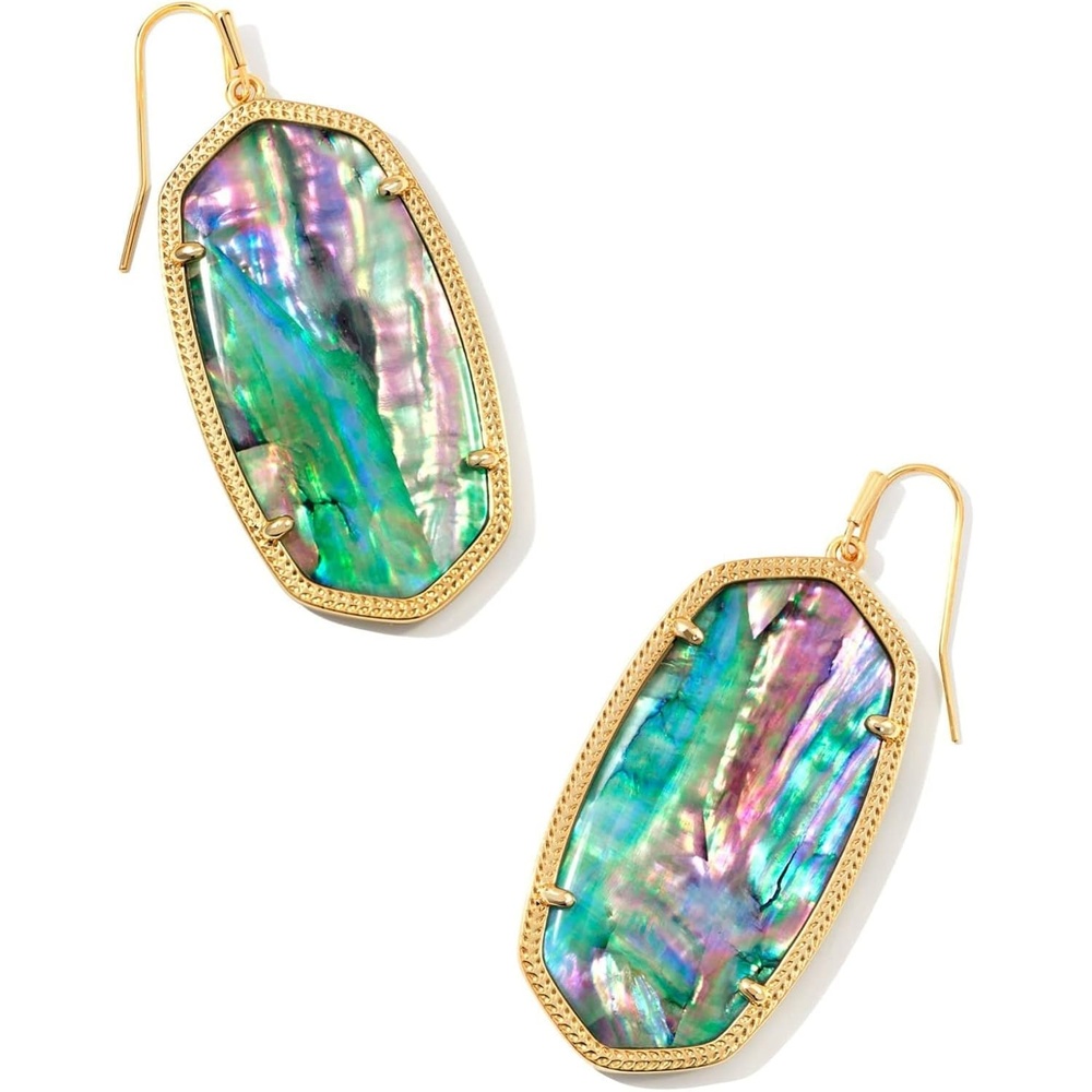 image:imageKendra Scott Danielle Statement Earrings for Women Fashion JewelryGold Lilac Abalone