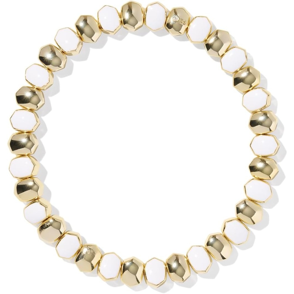 image:imageKendra Scott Daphne Enamel Stretch Bracelet Fashion Jewelry for WomenWHITE ENAMEL