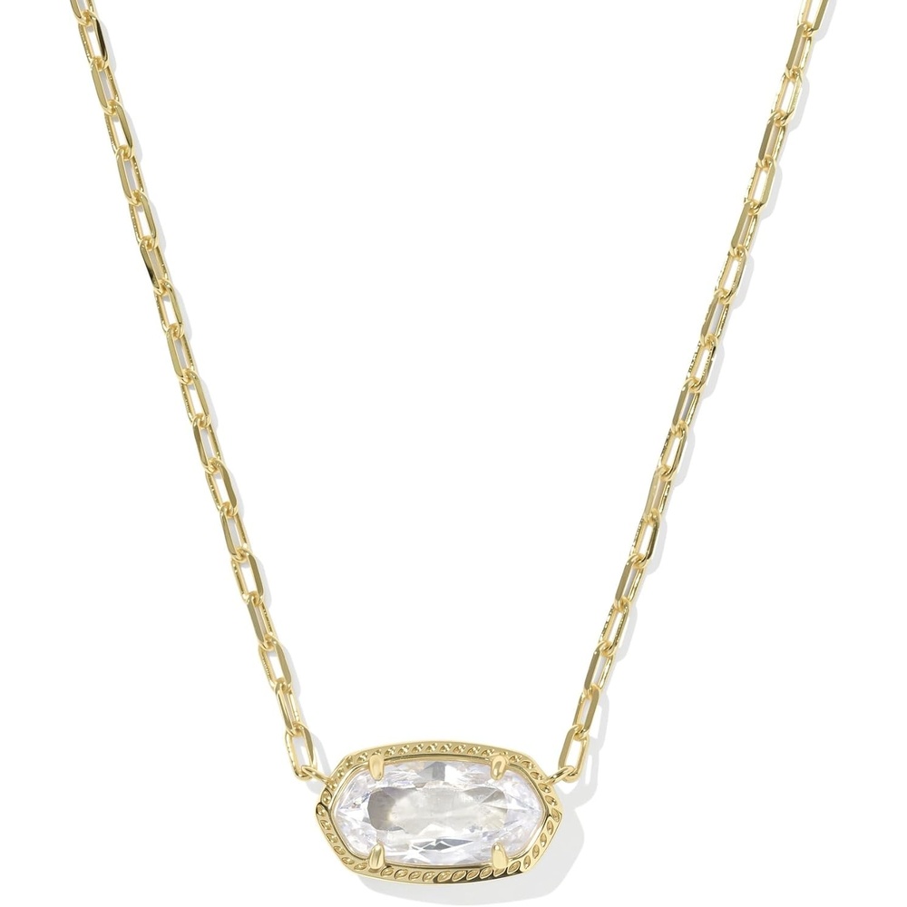 image:imageKendra Scott Elisa Luxe Pendant Necklace Fashion Jewelry for WomenGOLDWHITE CUBIC ZIRCONIA