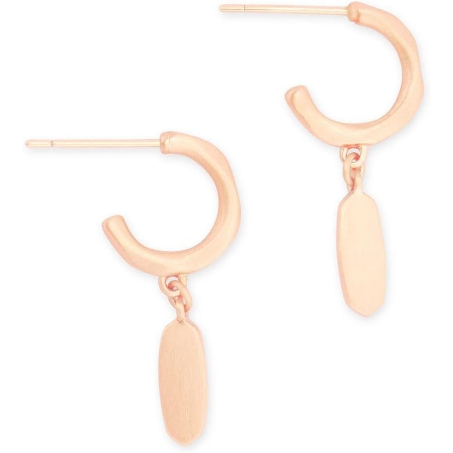 image:imageKendra Scott Fern Huggie Earrings for Women Fashion JewelryROSE GOLDPLATED