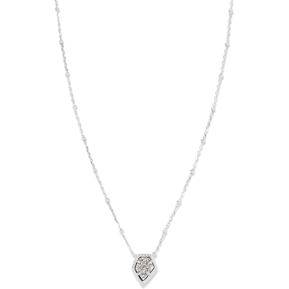 image:imageKendra Scott Framed Tess Satellite Pendant Necklace Fashion Jewelry for WomenRHODIUM PLATINUM DRUSY