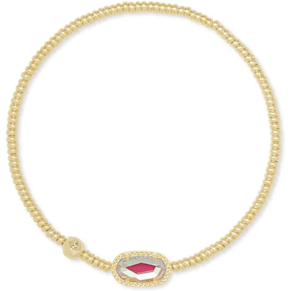 image:imageKendra Scott Grayson Crystal Stretch Bracelet Fashion Jewelry for WomenGOLD DICHROIC GLASS