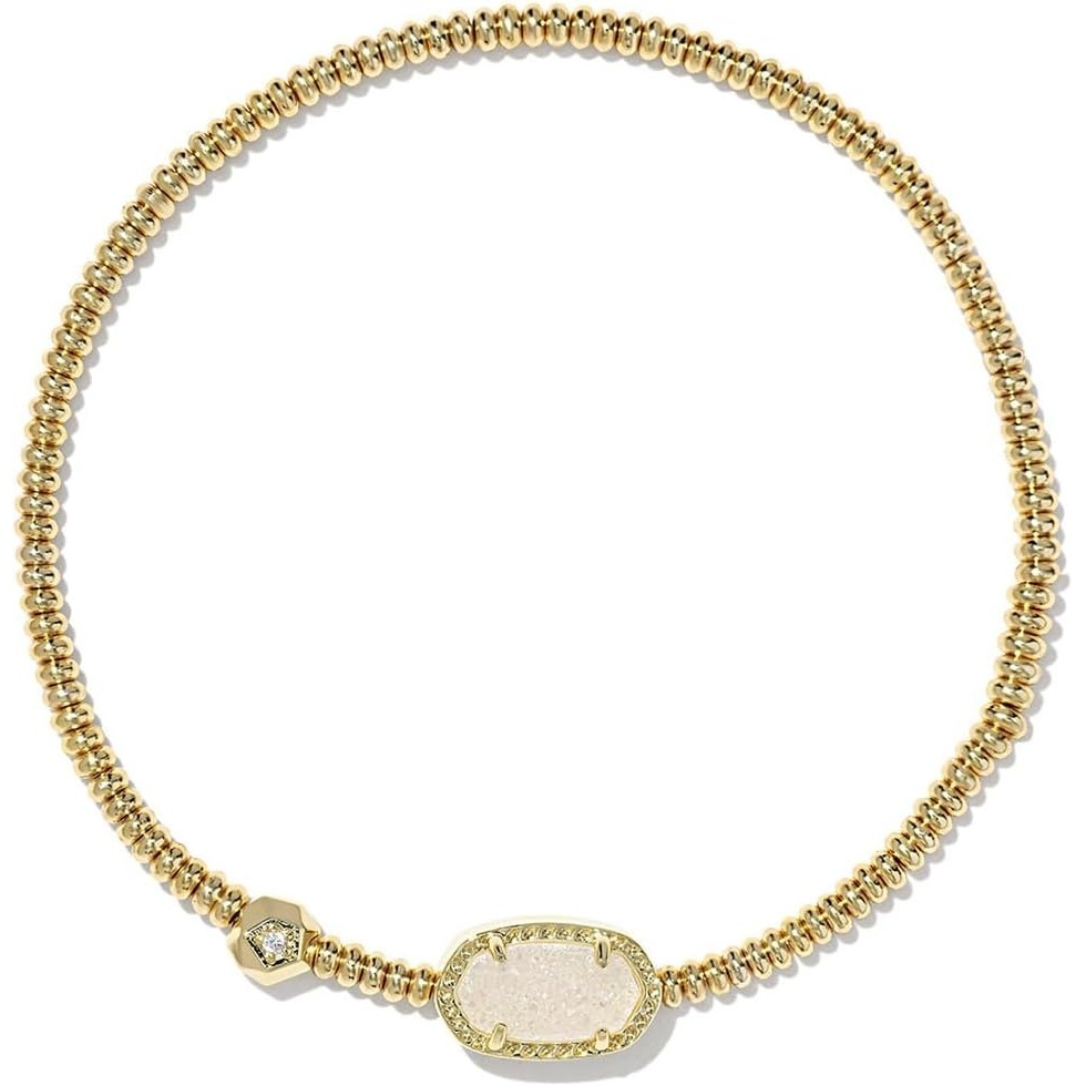 image:imageKendra Scott Grayson Crystal Stretch Bracelet Fashion Jewelry for WomenGOLD IRIDESCENT DRUSY