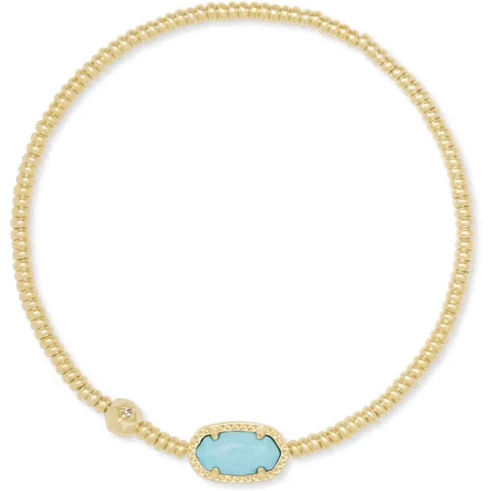 image:imageKendra Scott Grayson Crystal Stretch Bracelet Fashion Jewelry for WomenGOLD LT BLUE MAGNESITE