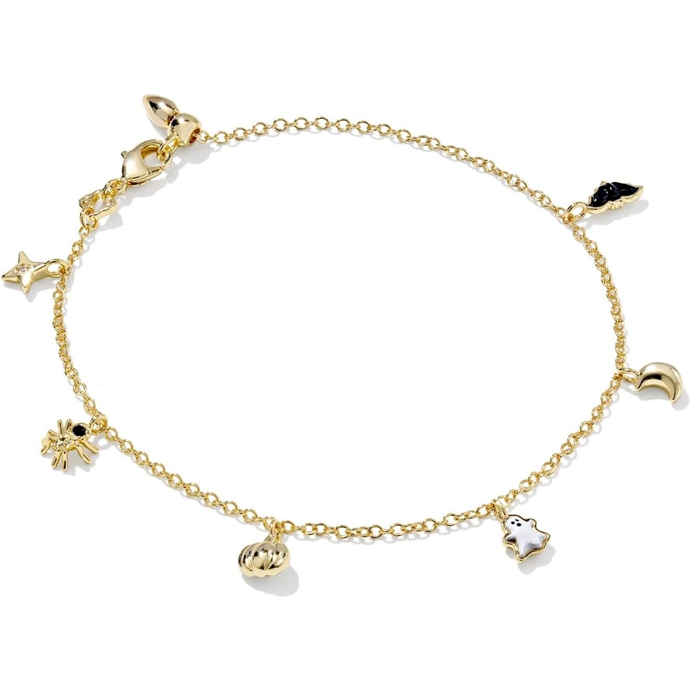image:imageKendra Scott Halloween Delicate Chain Bracelet 14K GoldPlated Brass Fashion Jewelry for Women Multi Mix