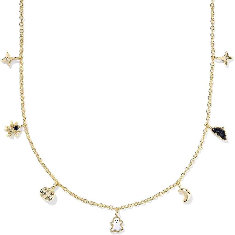 image:imageKendra Scott Halloween Strand Necklace 14K GoldPlated Brass Fashion Jewelry for Women Multi Mix