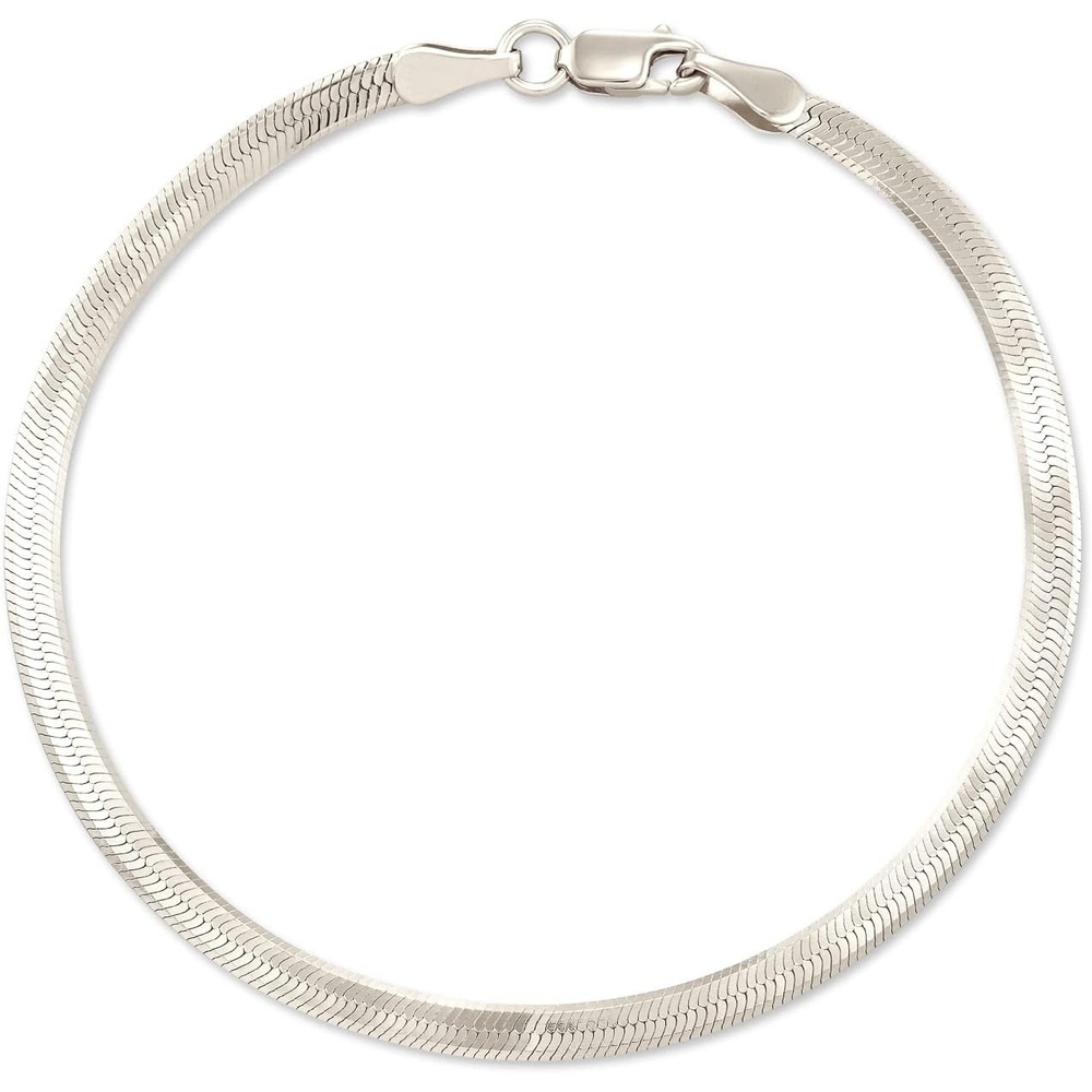 image:imageKendra Scott Herringbone Chain Bracelet in Sterling Silver DemiFine Jewelry for Women SmallMedium