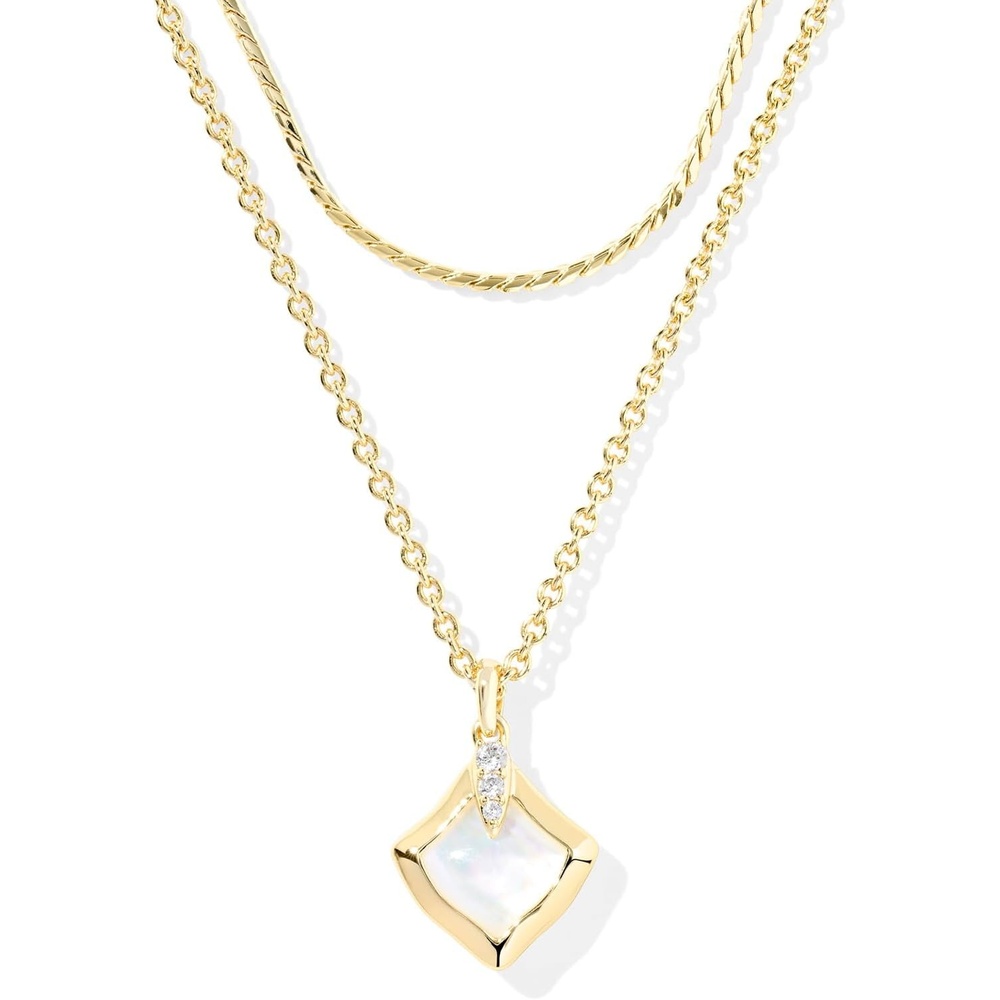 image:imageKendra Scott Joelle Multi Strand Necklace Fashion Jewelry for WomenIVORY MOTHER OF PEARL