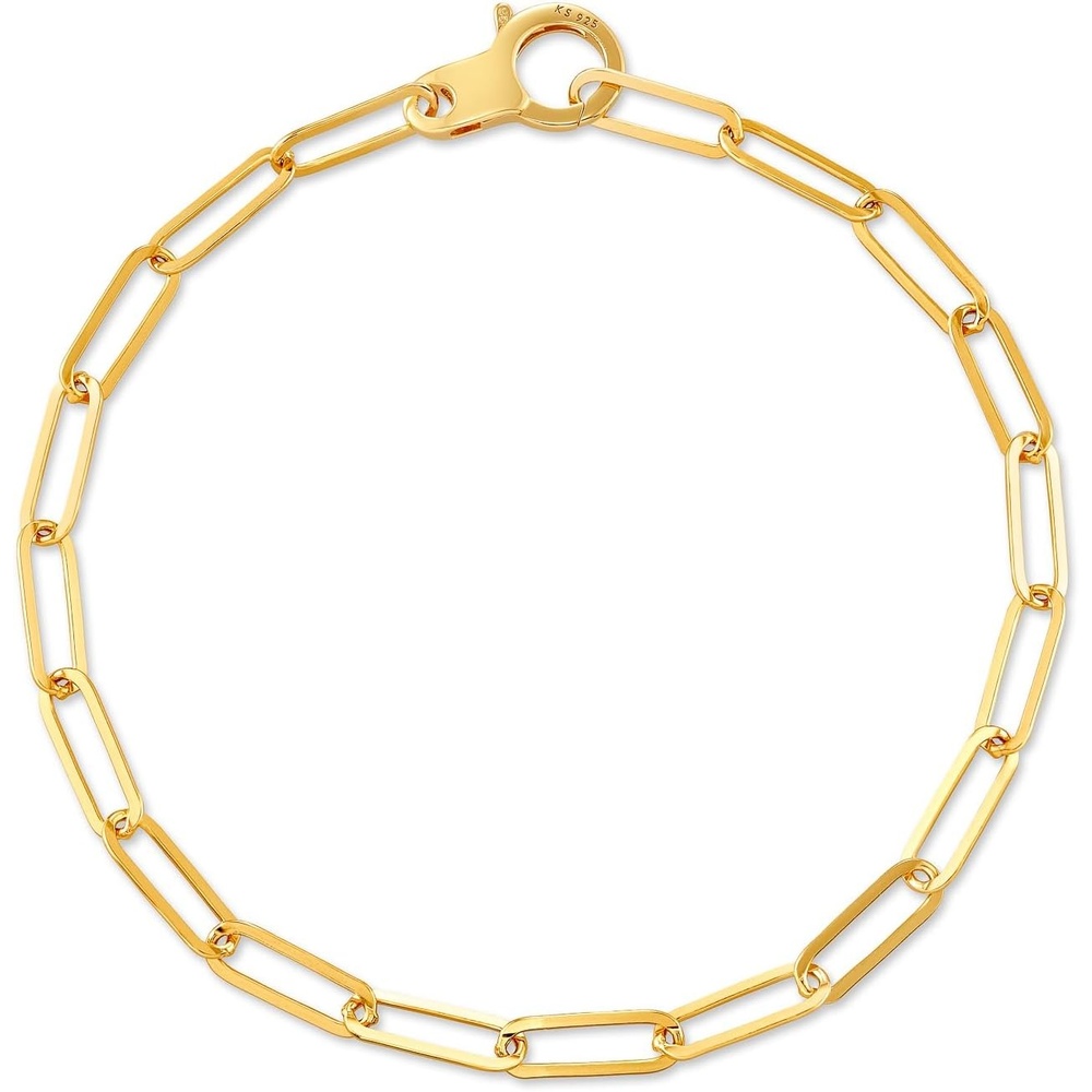 image:imageKendra Scott Large Paperclip Chain Bracelet in 18k Gold Vermeil DemiFine Jewelry for Women