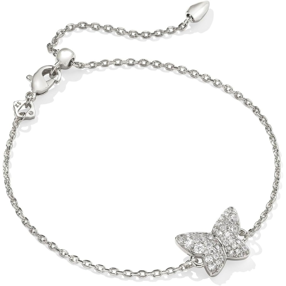 image:imageKendra Scott Lillia Crystal Delicate Bracelet Fashion Jewelry for WomenRHODIUM WHITE CRYSTAL