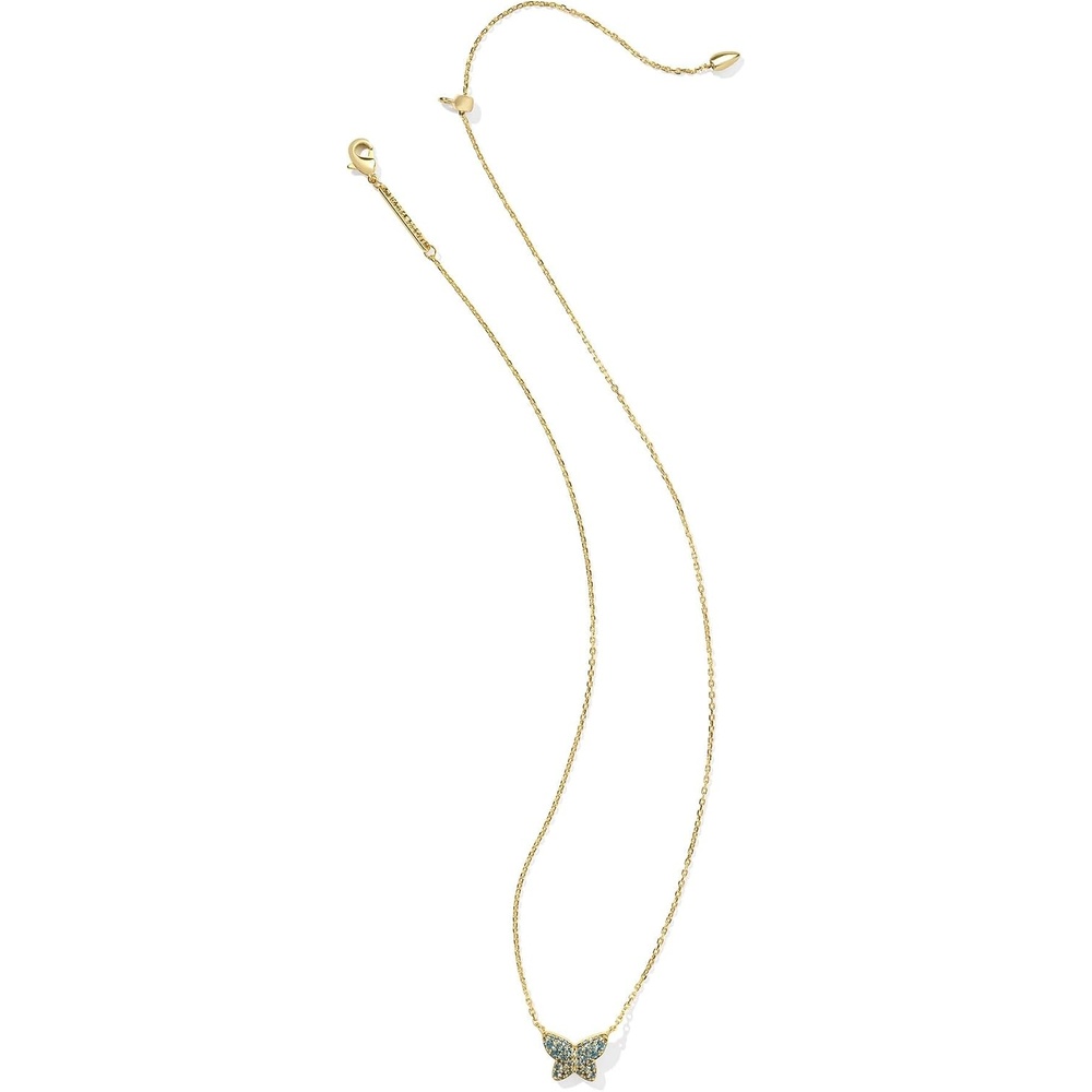 image:imageKendra Scott Lillia Crystal Pendant Necklace Fashion Jewelry for WomenGOLD  BLUE GREEN CRYSTAL