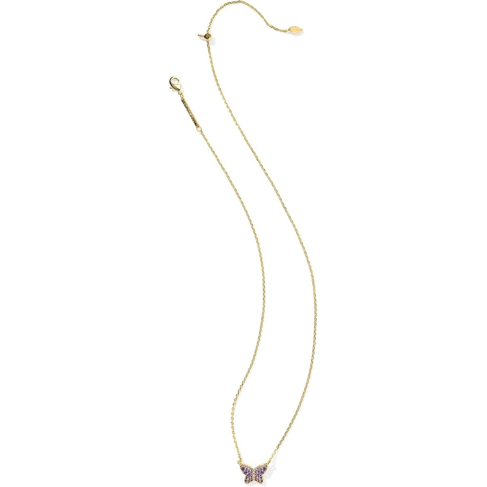 image:imageKendra Scott Lillia Crystal Pendant Necklace Fashion Jewelry for WomenGOLD VIOLET CRYSTAL