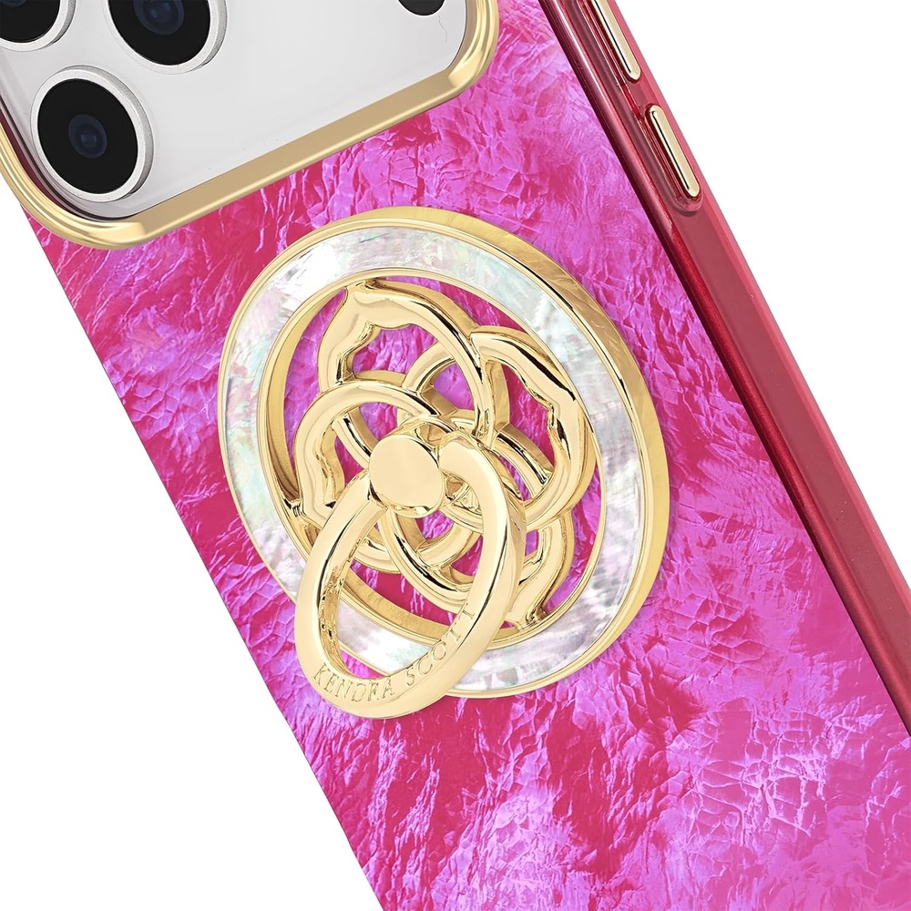 image:imageKendra Scott Magnetic Phone Ring Grip with Stand Removable and Collapsible Mother of Pearl MedallionMother of Pearl Medallion