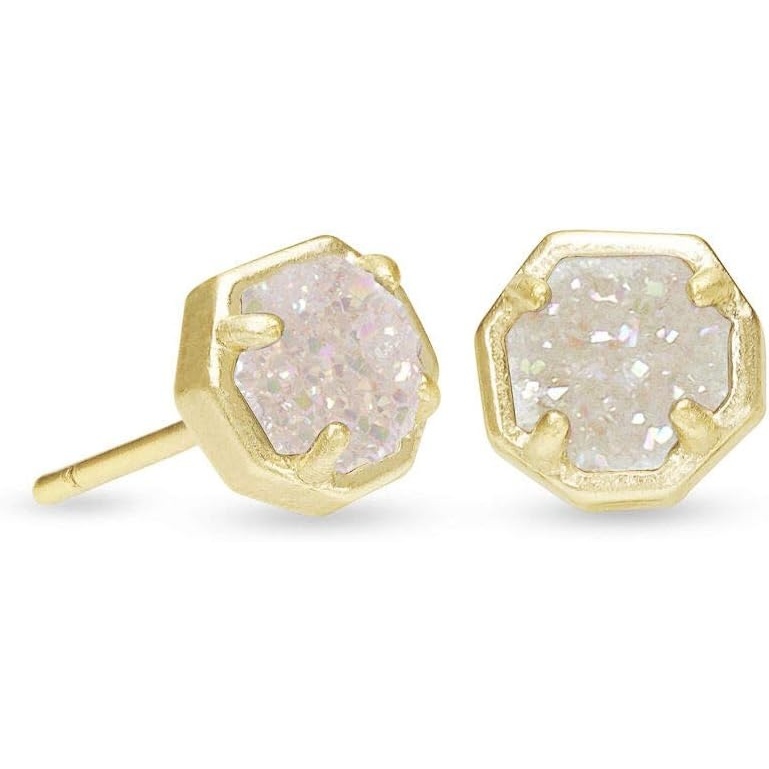 image:imageKendra Scott Nola Stud Earrings for Women Fashion JewelryGOLD IRIDESCENT DRUSY