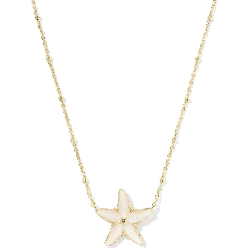 image:imageKendra Scott Parker Starfish Pendant Necklace Fashion Jewelry for WomenGold  Mother of Pearl