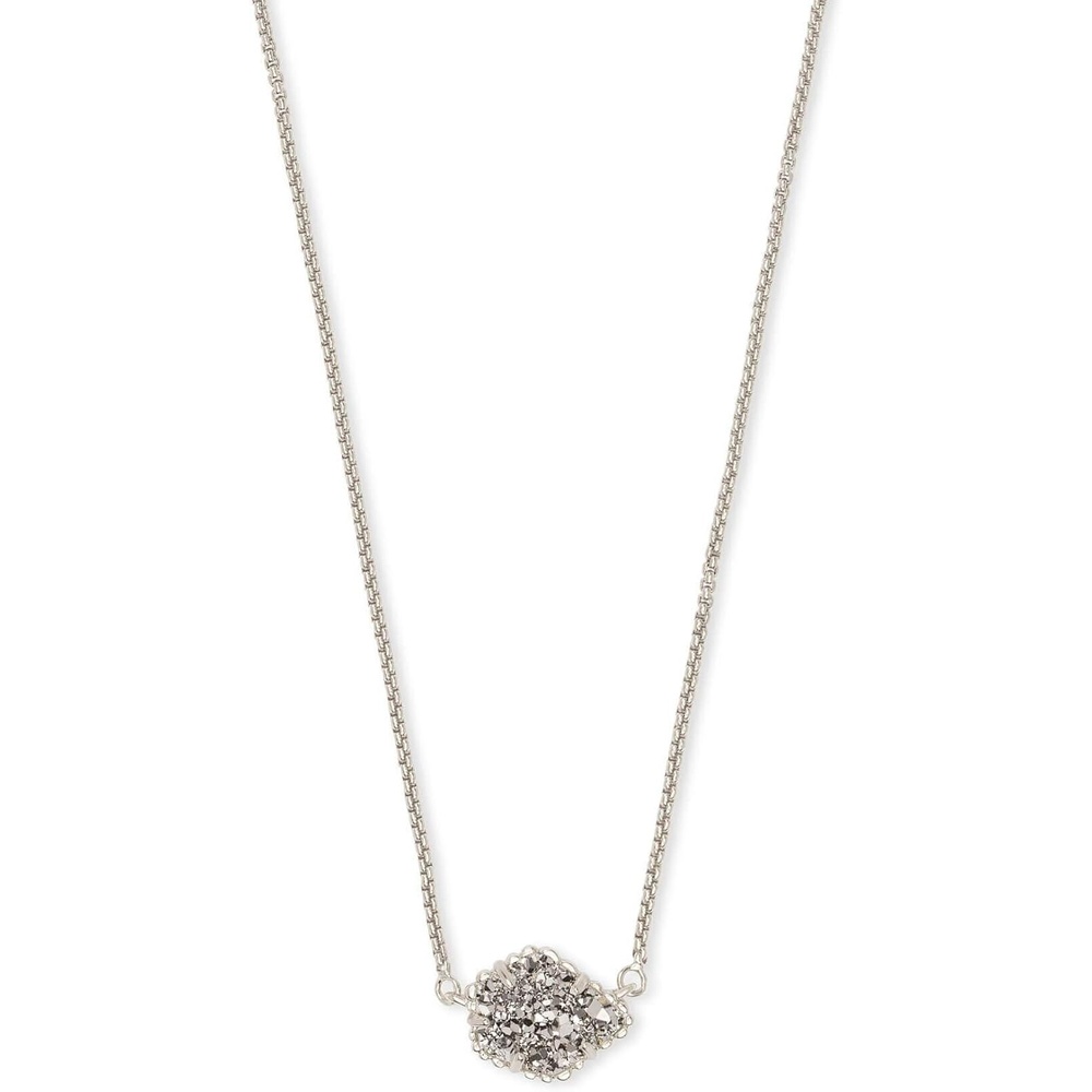 image:imageKendra Scott Tess Pendant Necklace for Women Fashion JewelryRHODIUM PLATINUM DRUSY