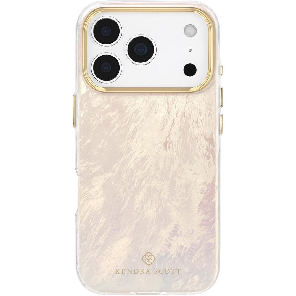 image:imageKendra Scott iPhone 17e16e151413 Case Compatible with MagSafe Designer Phone Case Raspberry PearlCream Pearl