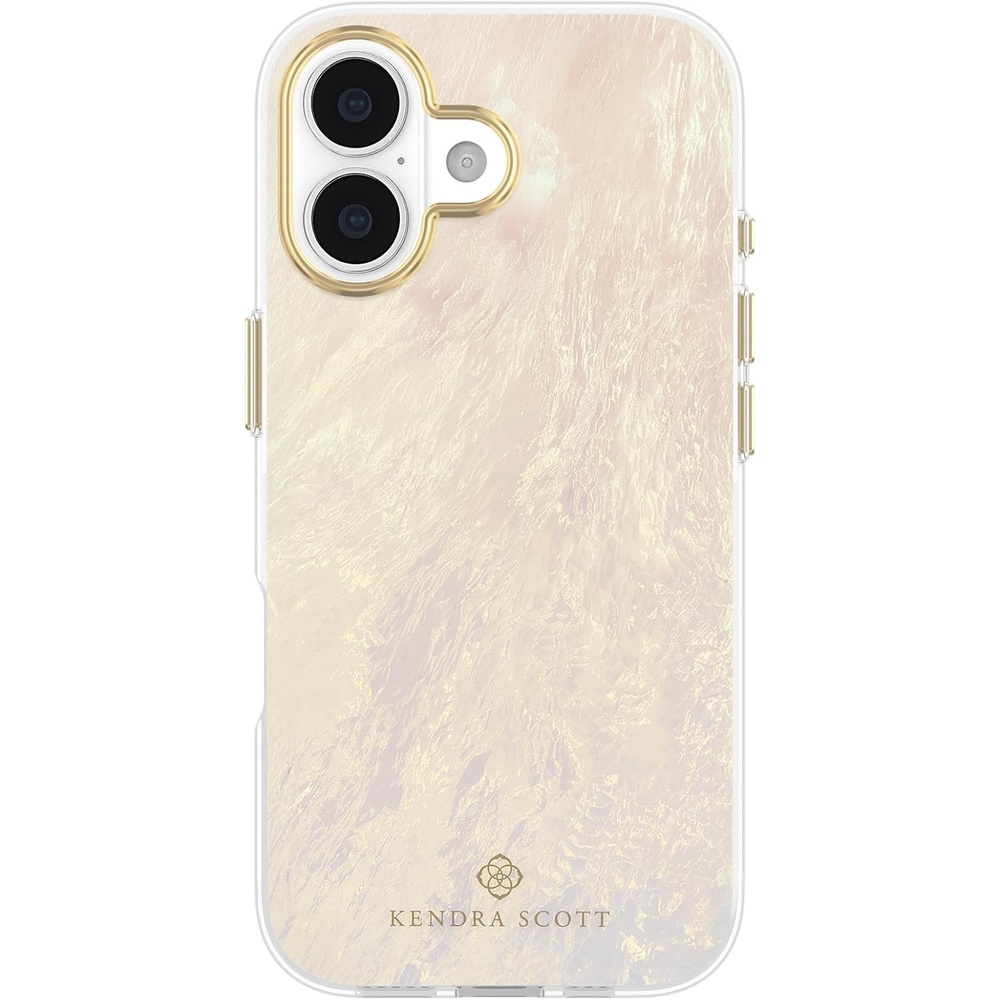 image:imageKendra Scott iPhone 17e16e151413 Case Compatible with MagSafe Designer Phone Case Raspberry PearlIvory Pearl