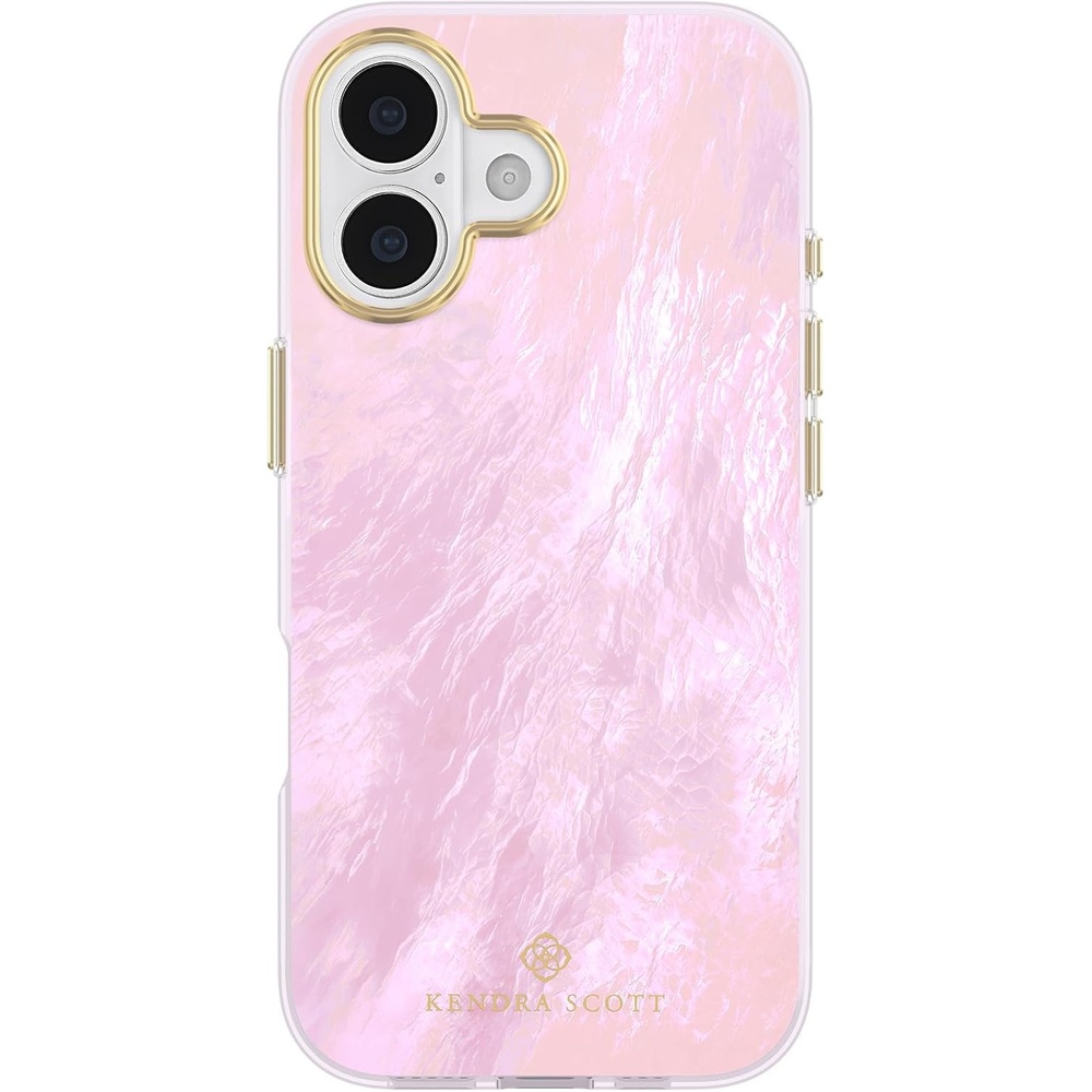 image:imageKendra Scott iPhone 17e16e151413 Case Compatible with MagSafe Designer Phone Case Raspberry PearlPink Pearl