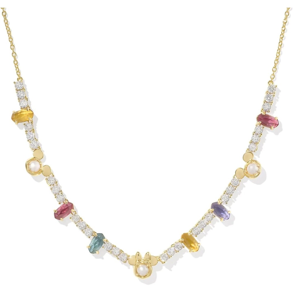 image:imageKendra Scott x Disney Mickey Mouse and Minnie Mouse Tennis Necklace Fashion Jewelry for WomenGOLD MULTI MIX