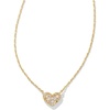 GOLD - WHITE CUBIC ZIRCONIA