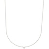 14K WHITE GOLD - WHITE DIAMOND