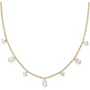 GOLD - WHITE CUBIC ZIRCONIA