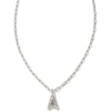 Letter A (RHODIUM-PLATED)