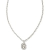 Letter G (RHODIUM-PLATED)