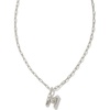 Letter M (RHODIUM-PLATED)