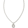 Letter O (RHODIUM-PLATED)