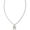 Letter R (RHODIUM-PLATED)