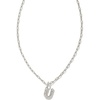 Letter U (RHODIUM-PLATED)