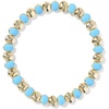Gold Light Blue Enamel