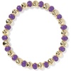 Gold Purple Enamel