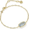 GOLD-LIGHT BLUE CUBIC ZIRCONIA